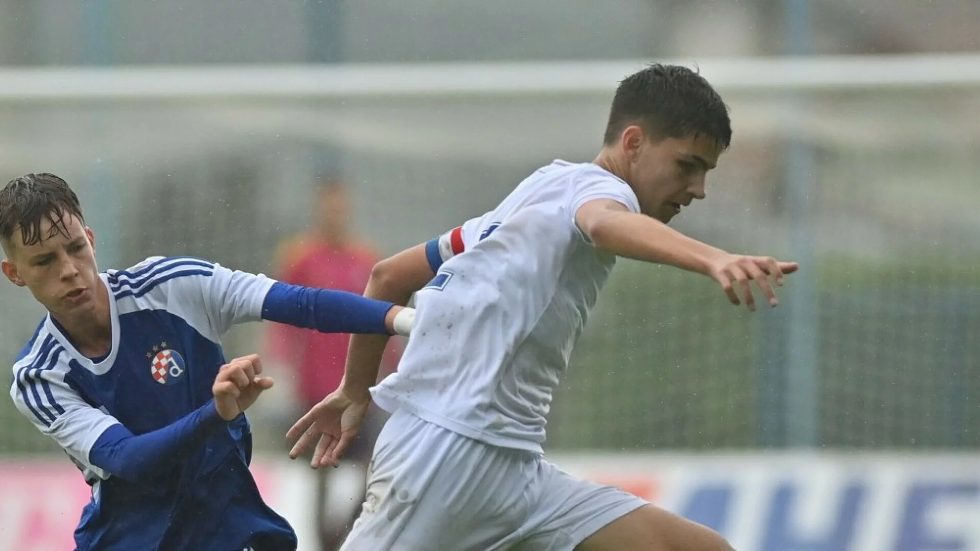 Duje Slatina durante una partita con la maglia dell’Hajduk Spalato