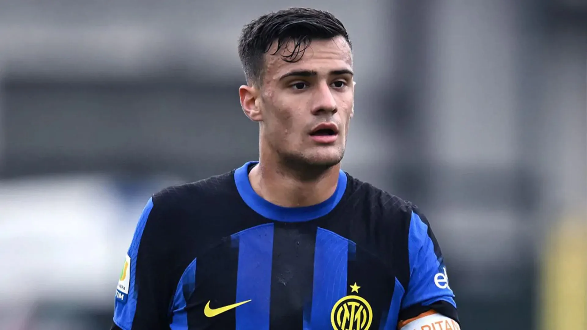 Aleksandar Stankovic con la maglia dell'Inter