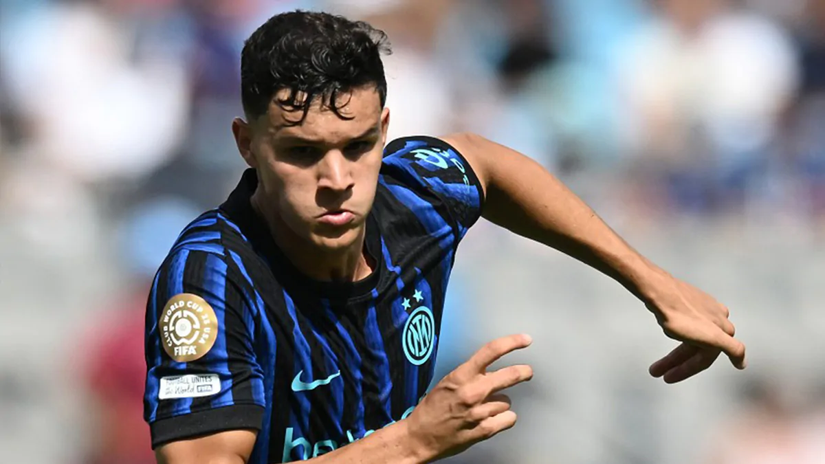 Valentin Carboni con la maglia dell'Inter