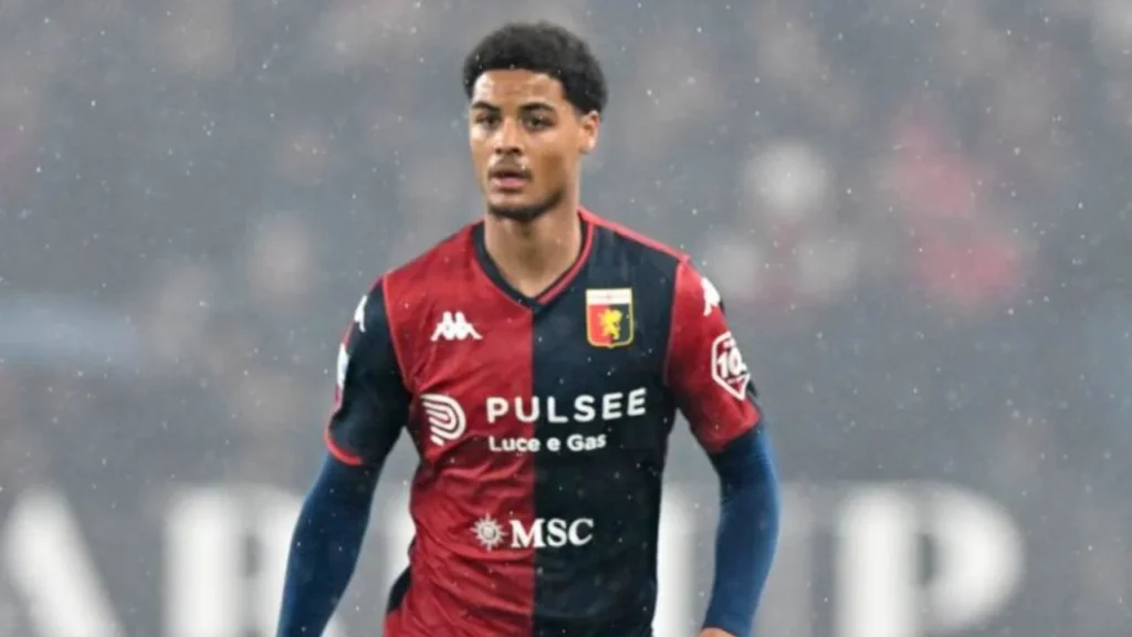 De Winter con la maglia del Genoa