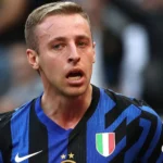 Davide Frattesi con la maglia dell'Inter