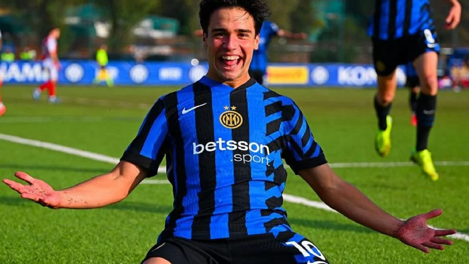 De Pieri con la maglia dell'Inter