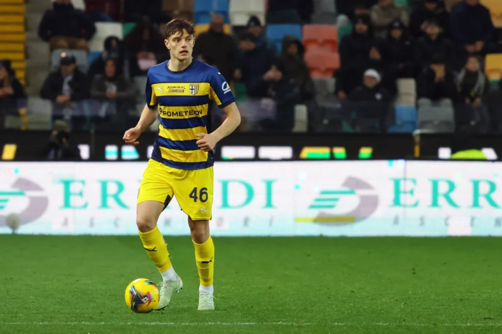 Giovanni Leoni con la maglia del Parma