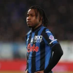 Lookman con la maglia dell'Atalanta