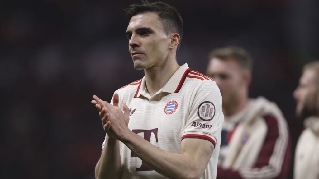 Palhinha con la maglia del Bayern Monaco