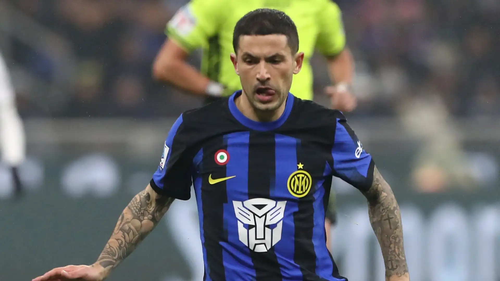 Sensi con la maglia dell'Inter