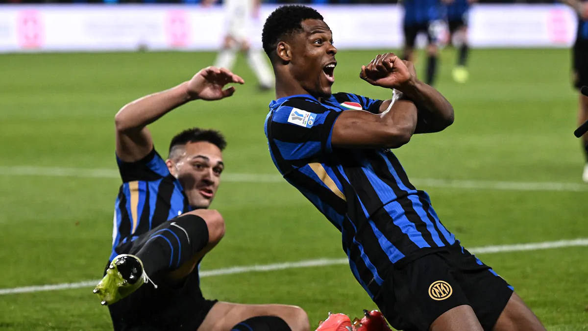 Lautaro Martinez e Dumfries, Inter