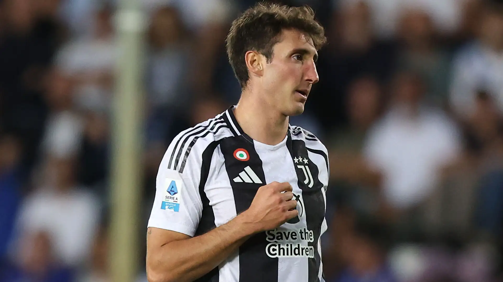 Andrea Cambiaso con la maglia della Juventus