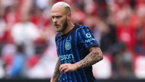 Federico Dimarco con la maglia dell'Inter