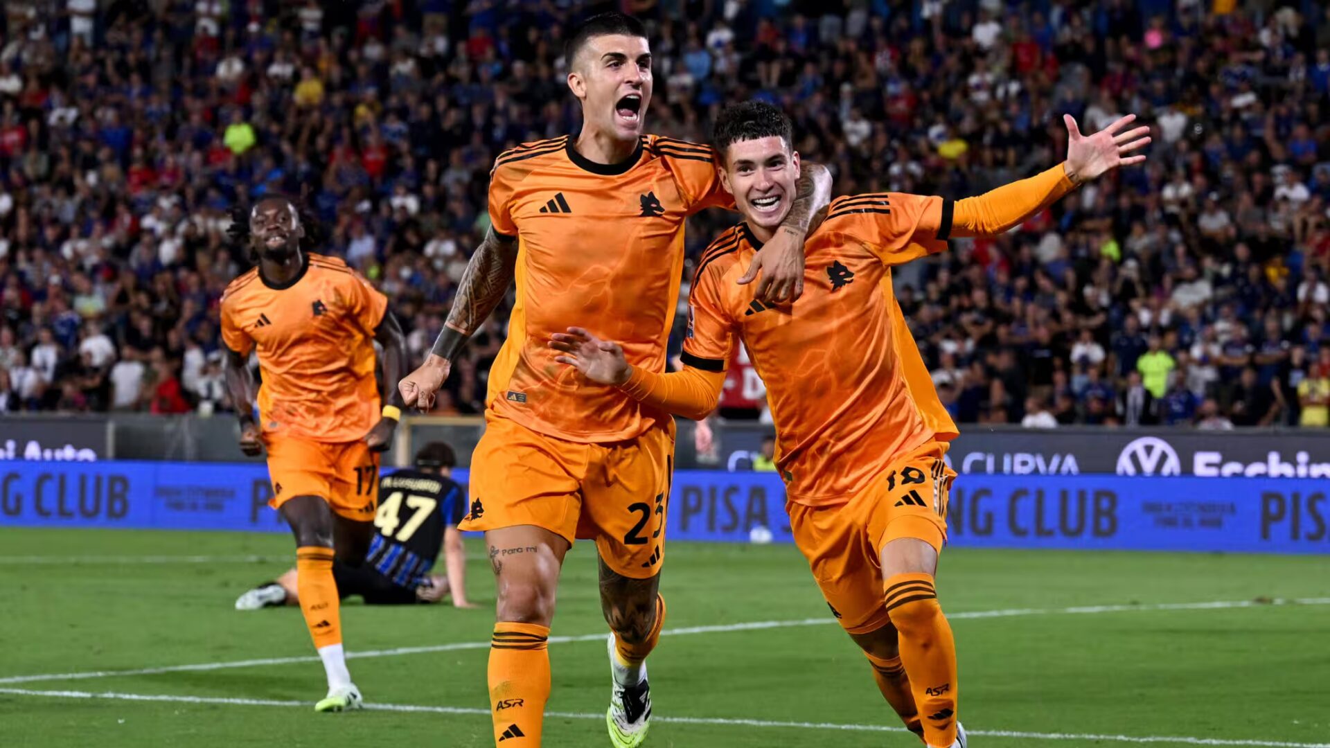 Soulè in gol contro il Pisa