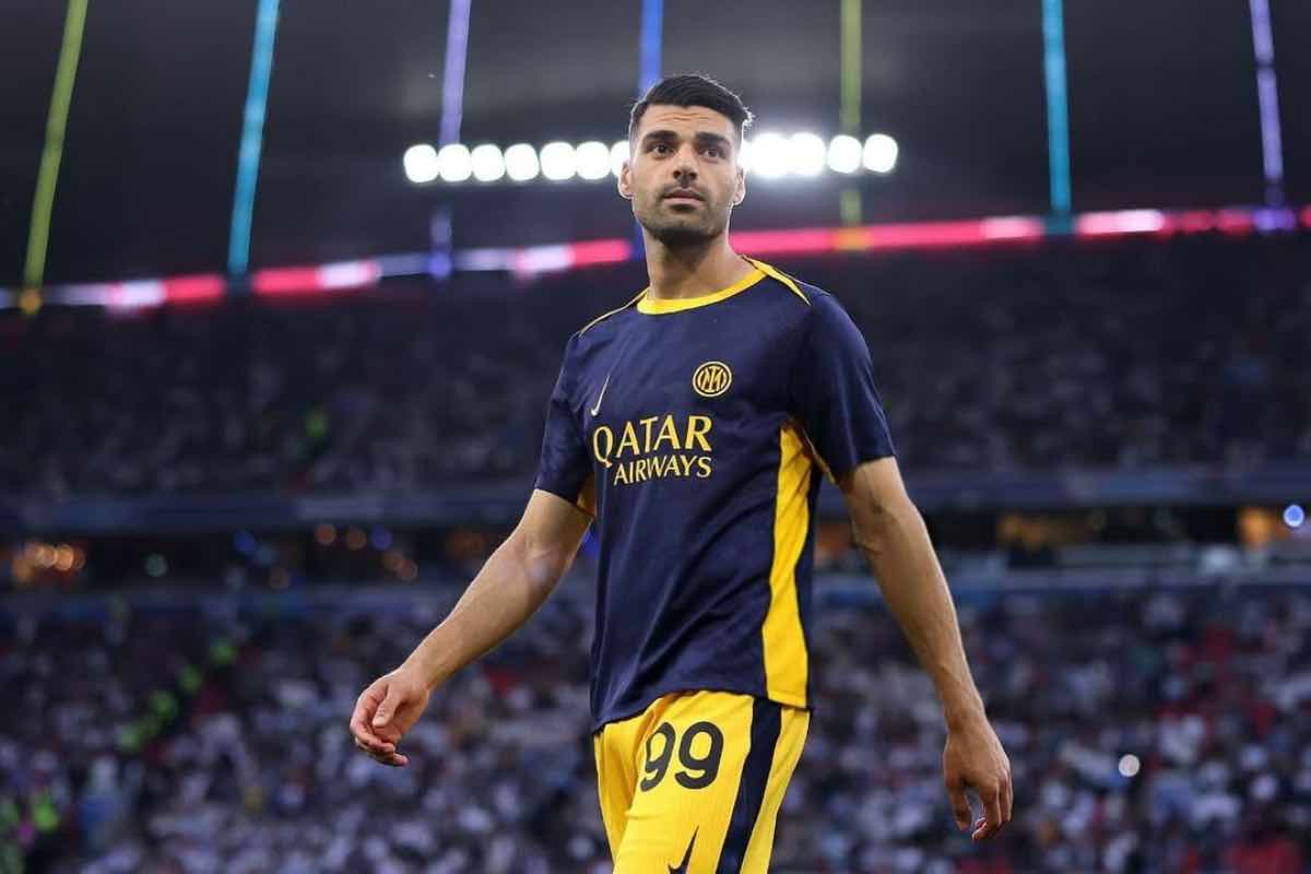 Taremi con la maglia dell'Inter