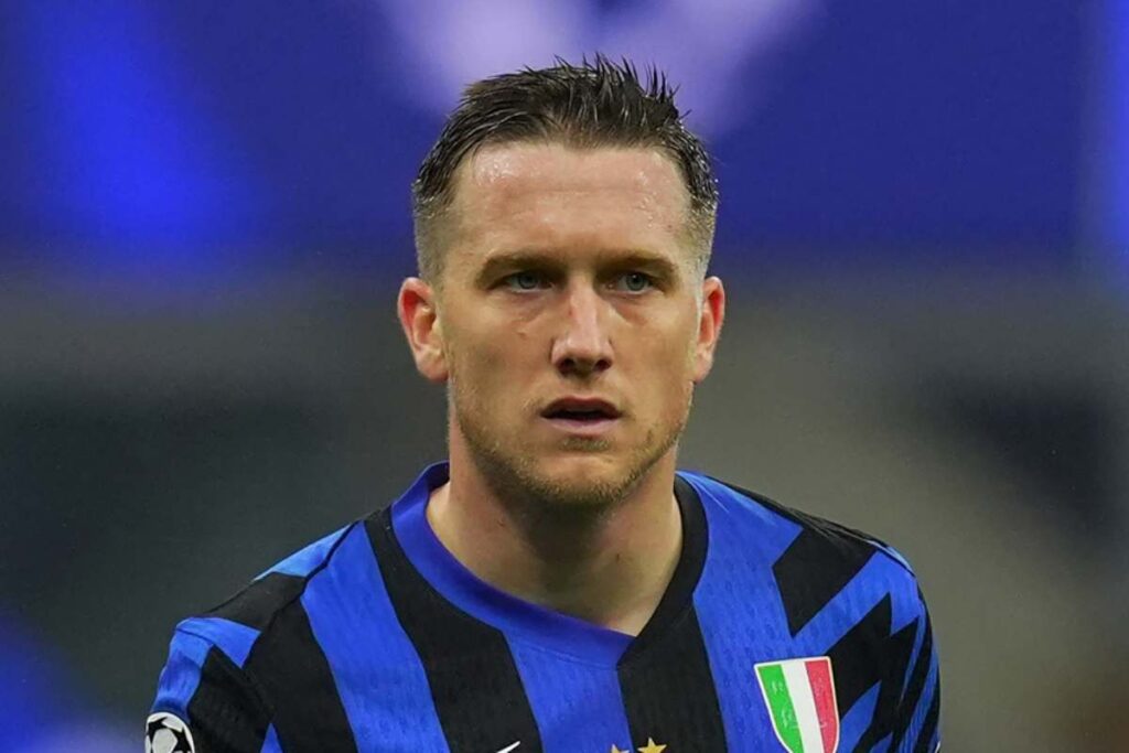 Piotr Zielinski con la maglia dell'Inter