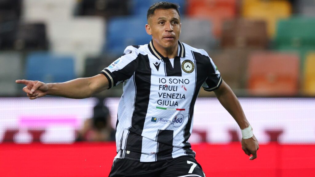 Sanchez con la maglia dell'Udinese