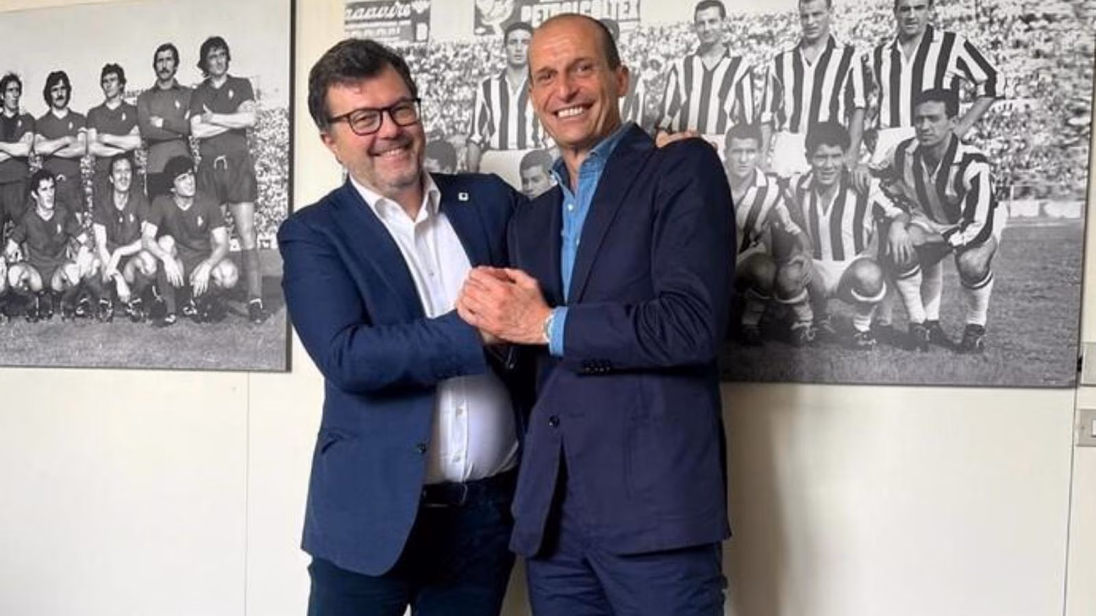Il Direttore Guido Vaciago in compagnia di Max Allegri