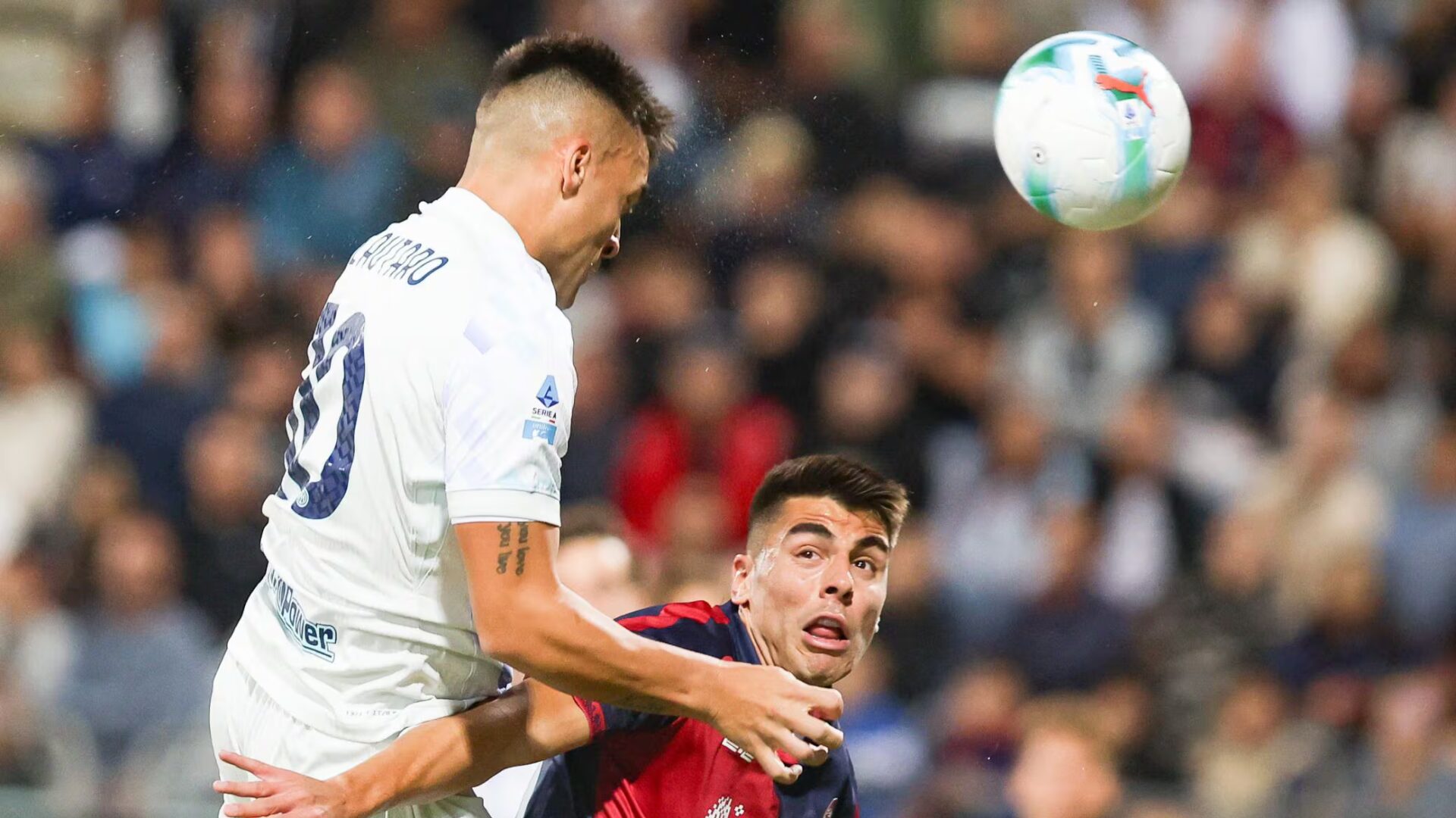 Lautaro in gol contro il Cagliari