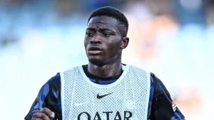 Kamate con la maglia dell'Inter