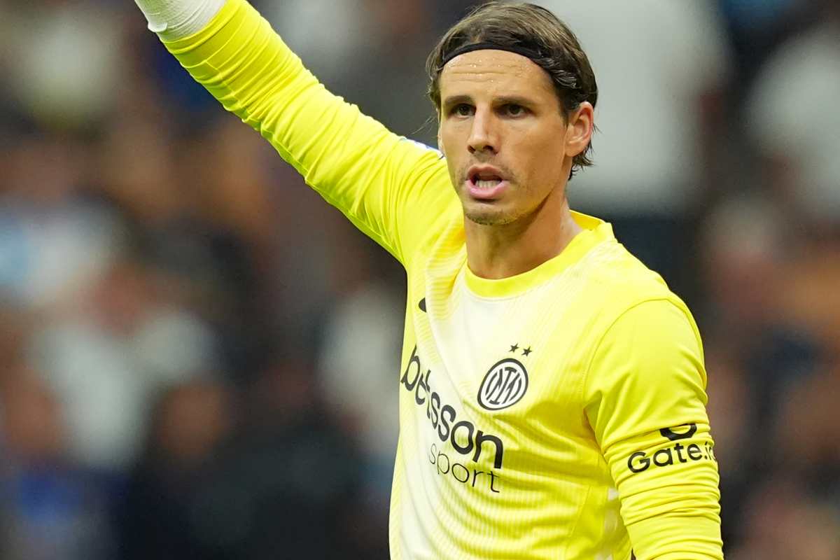 Yann Sommer con la maglia dell'Inter