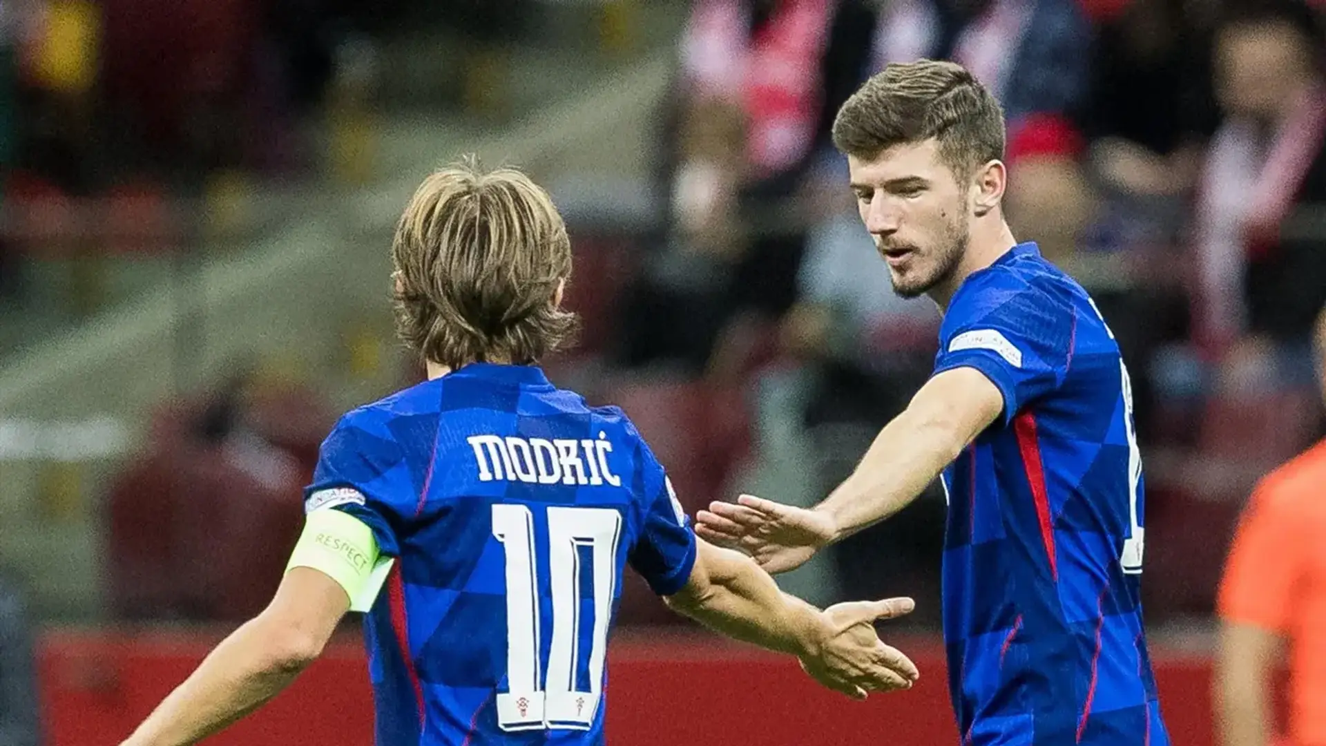 Sucic e Modric con la maglia della Croazia