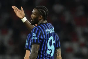 Marcus Thuram con la maglia dell'Inter