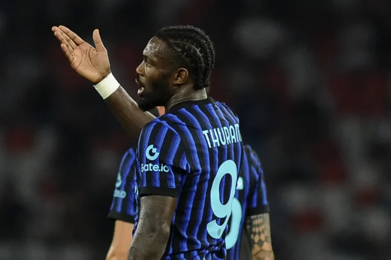 Marcus Thuram con la maglia dell'Inter