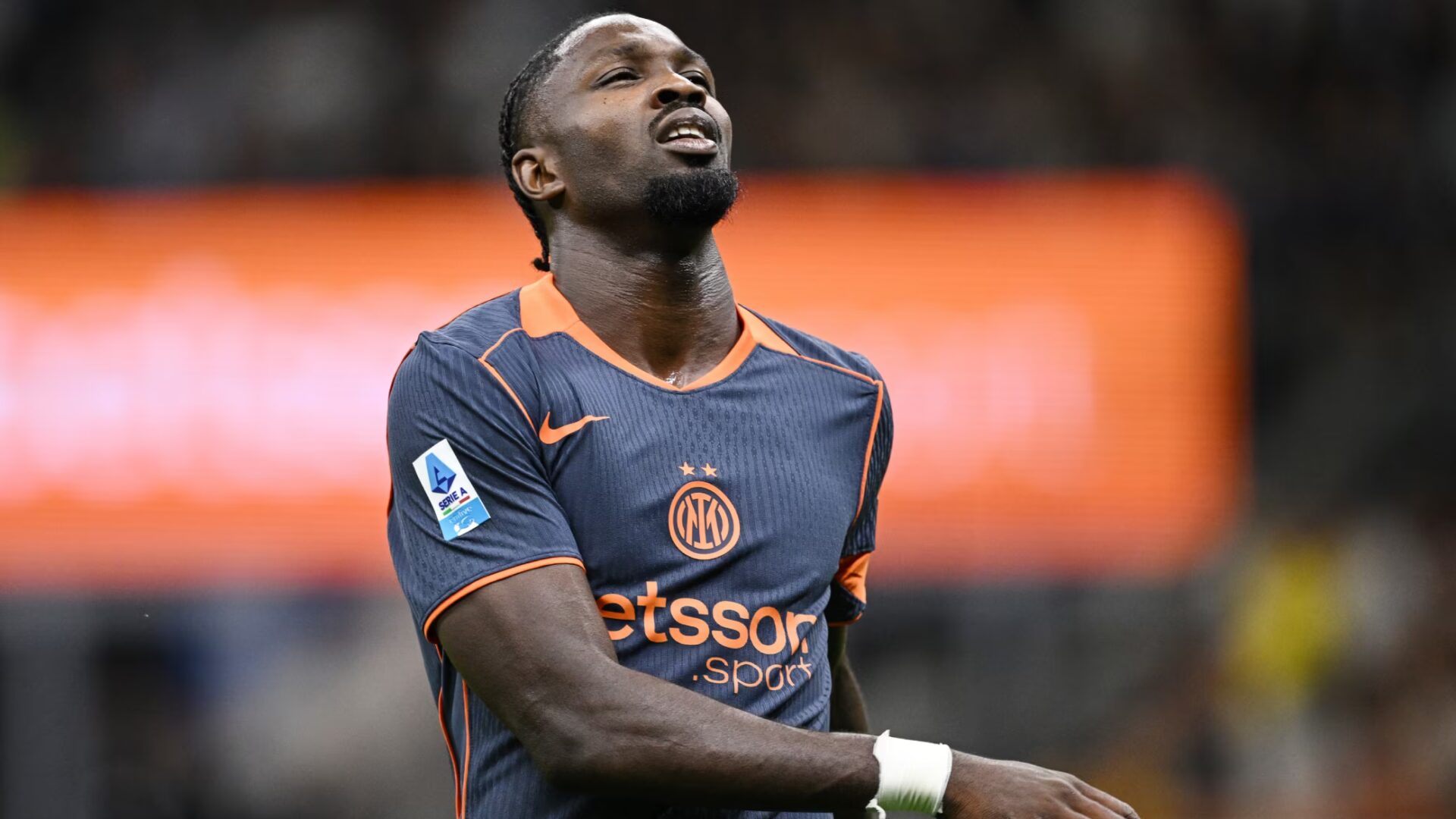 Marcus Thuram con la maglia dell'Inter