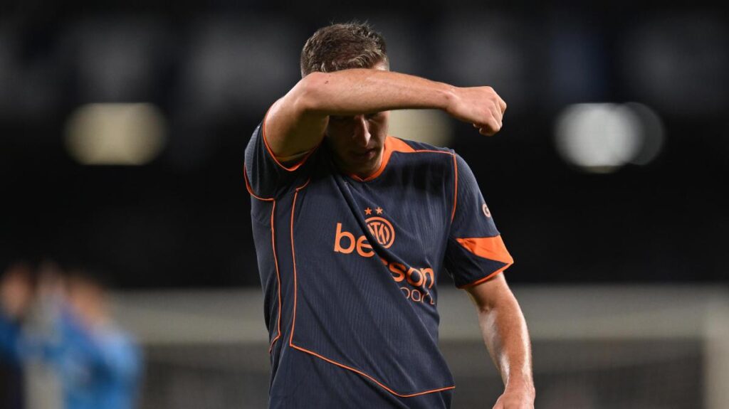 Davide Frattesi con la maglia dell'Inter