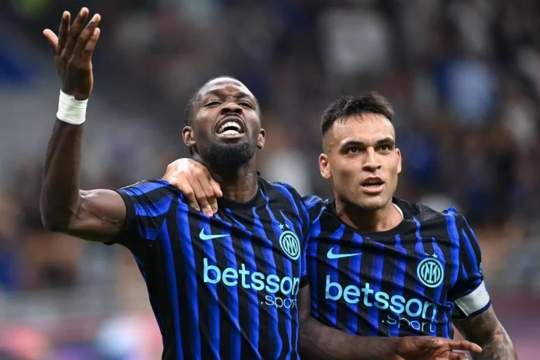 Lautaro Martinez e Thuram, Inter