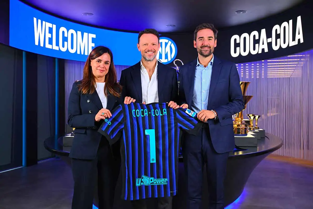Inter, accordo di sponsorizzazione con Coca Cola