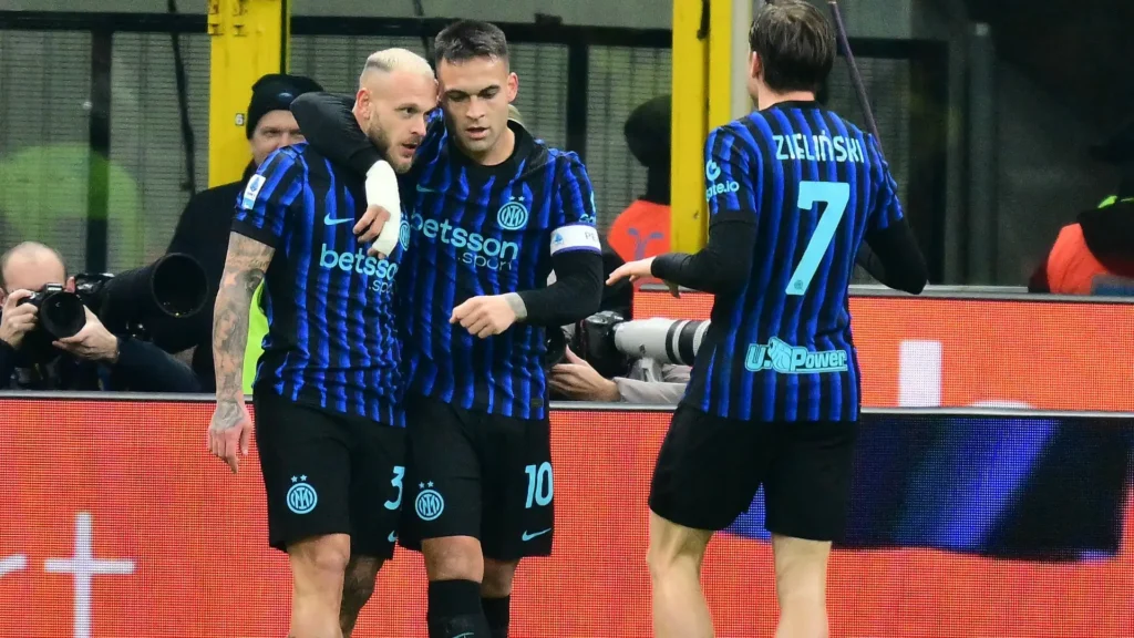 Lautaro Martinez e Dimarco, Inter
