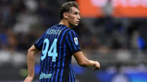 Pio Esposito con la maglia dell'Inter