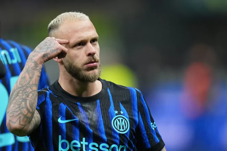 Federico Dimarco con la maglia dell'Inter
