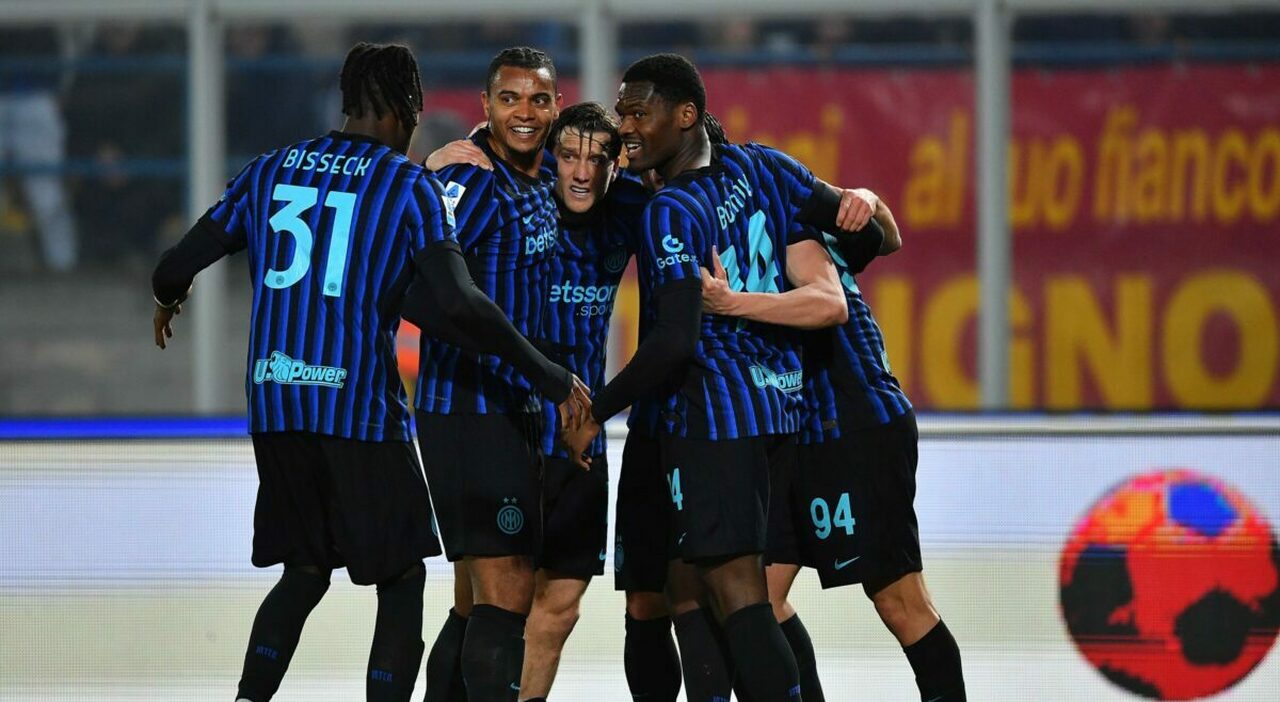 Inter, fuga Scudetto al Via del Mare: Mkhitaryan e Akanji firmano il +10 sul Milan