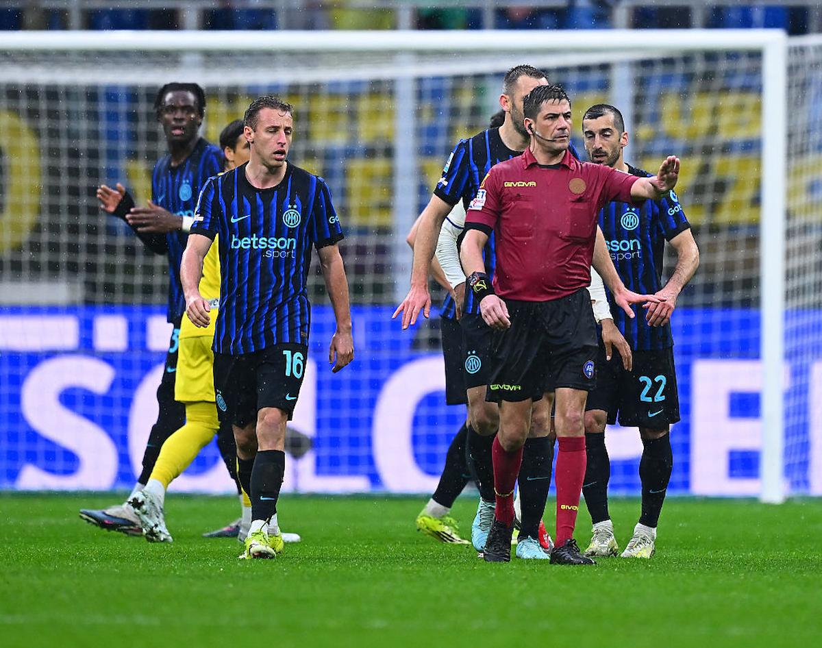 Inter Atalanta, il Bordocam accusa: lo scontro verbale Frattesi Scalvini sul rigore negato